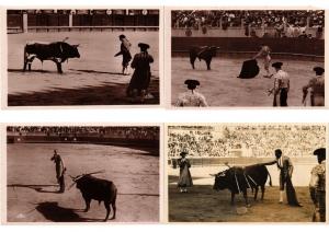 BULLFIGHTING COURSES DE TAUREAUX 32 CPA