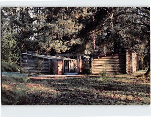 Postcard Fort Replica Fort Clatsop National Memorial Oregon USA