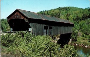 Old Covered Bridge Chester Vermont VT Postcard VTG UNP Koppel Vintage Unused 