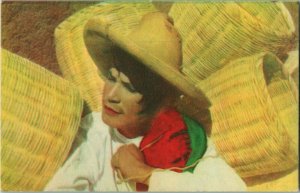 Lot Of Six (6) MEXICO 1937 Postcards Indian Types by Luis Marquez Unused UNP
