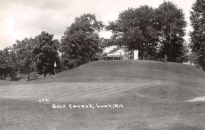 Luck Wisconsin Golf Course Real Photo Vintage Postcard AA37587