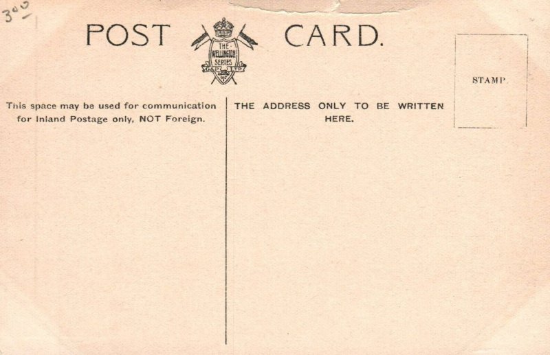 British Royal Navy HMS Calliope Preparing to Sail c.1910 Vintage Postcard