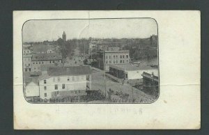 Ca 1906 Wolfeboro Hampshire Looking East Shows Buildings UDB