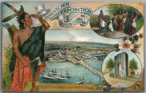 JAMESTOWN EXPOSITION VA 1907 ANTIQUE POSTCARD