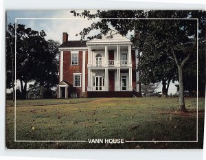 Postcard Rear Entrance of Vann House Spring Place Georgia USA