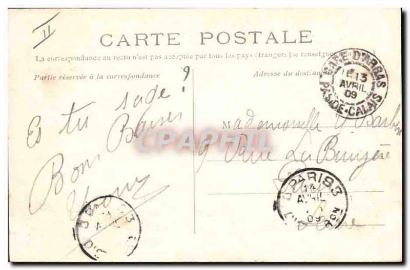 Old Postcard Army Arras Porte d & # 39entree Citadel Genie