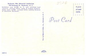 New York Rochester War memorial Auditorium
