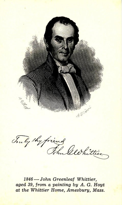 John Greenleaf Whittier, Author