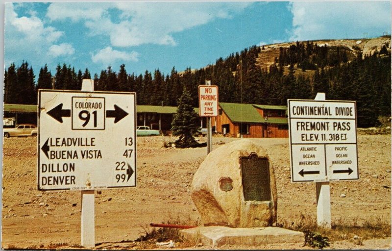 Climax CO Freemont Pass & Continental Divide Unused Vintage Postcard H21