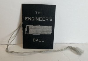 The Engineer's Ball Mini Brochure Dance Card 1933 at the Lansing Masonic Temple