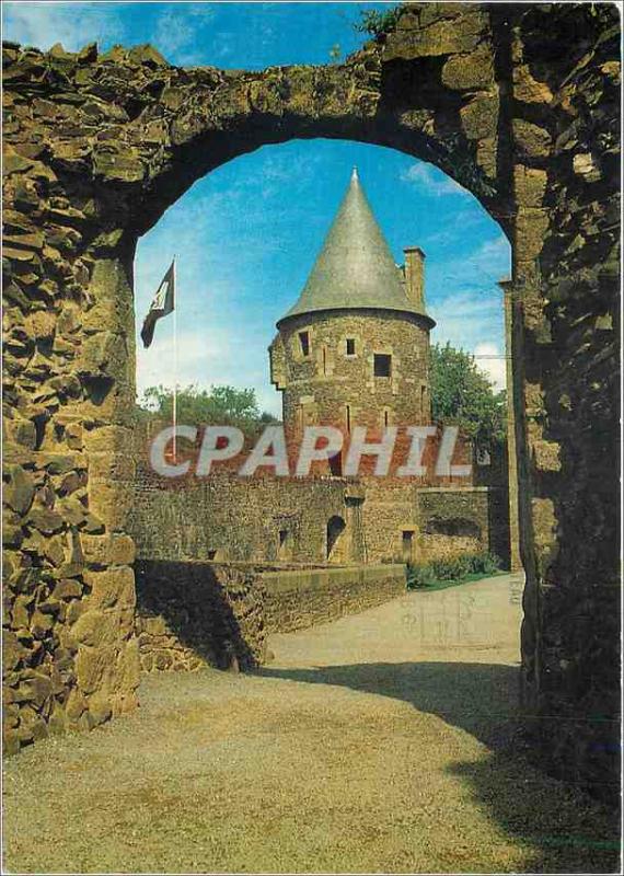 Modern Postcard Chateau de Fougeres L and V Tower Gu�madeuc