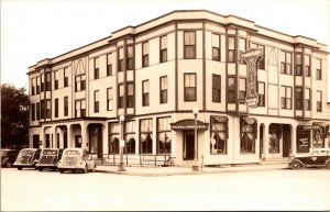 Pokegama Hotel Grand Rapids Minnesota RPPC Real Photo Postcard L.L. Cook