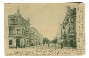 1907 Sweden Photo Postcard - Kristinehamn, Kungsgatan Street Scene (PP21)