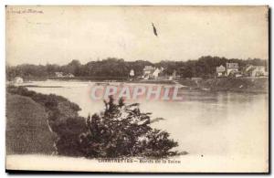 Chartrettes Old Postcard The Banks of the Seine