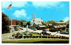 1950s/60s Seaview Street and Main Street, Chatham, Cape Cod, MA Postcard