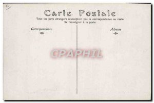 Old Postcard Jet Aviation's first trip airplane Farman went to Chalons camp