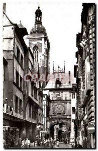 Rouen - La Grosse Horoge and Belfry Tower of the old Hotel de Ville - Old Pos...