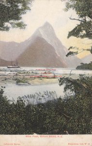 New Zealand, Milford Sound, Mitre Peak