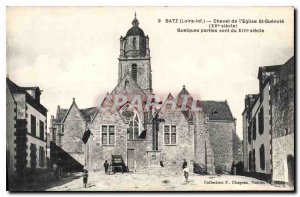 Old Postcard Batz Bedside Church St Guenole