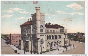 Exterior, Post Office, San Antonio, Texas,   PU-00-10s