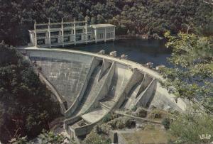 BF20925 gorges du dordogne le barrage de l aigle france front/back image