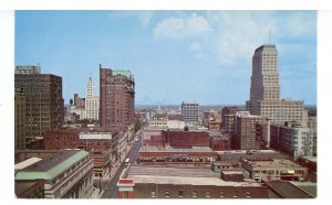 TN - Memphis. Business Section, Second Street looking North  ca 1950's