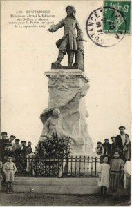 CPA COUTANCES-Monument eleve a la Memorie des Soldats et Marins (138214)