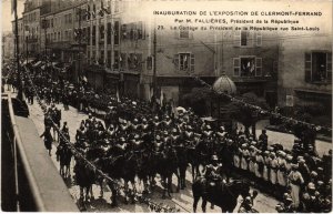 CPA CLERMONT-FERRAND - Le Cortege du President de la Rep. Rue St-Louis (72961)