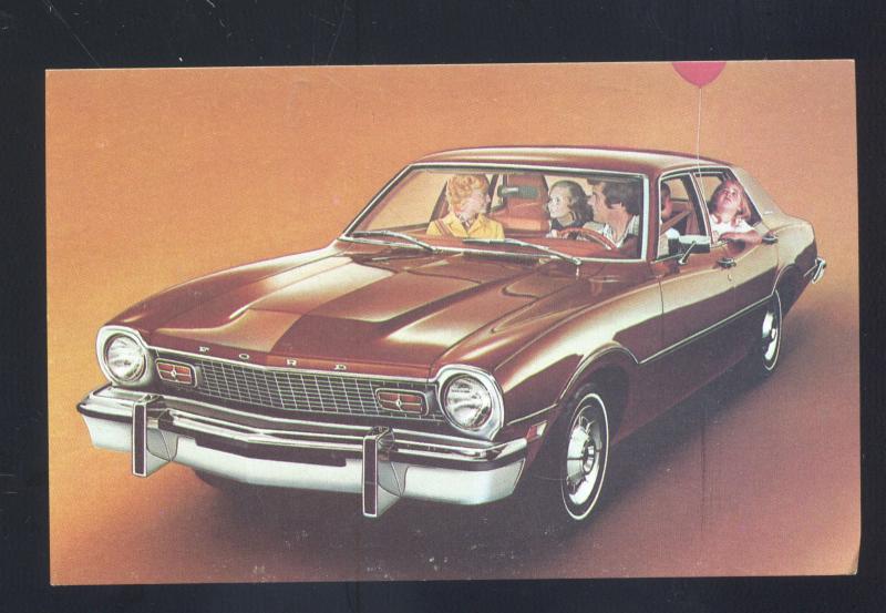 1975 FORD MAVERICK SEDAN VINTAGE CAR DEALER ADVERTISING POSTCARD '75