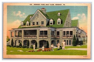Hershey Park Golf Club Hershey Pennsylvania PA UNP Linen Postcard Y13