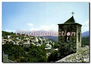 Postcard Modern Murato The Belfry Church of St John And A Vue Generale Du Vil...