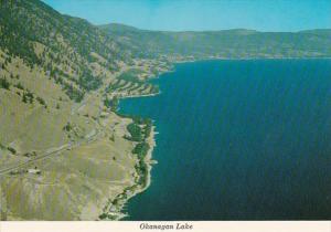 Canada British Columbia Okanagan Lake Aerial View