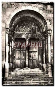 Saint Bertrand de Comminges Old Postcard Door of the cathedral