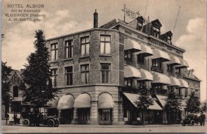 Netherlands Hotel Albion Vlissingen Holland A.W. Smits Prop Postcard C090