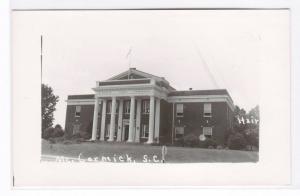 Court House McCormick South Carolina 1950s RPPC Real Photo postcard
