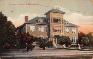 Postcard Columbia School in Pasadena, California~118729