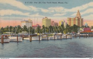 Miami , Florida , 30-40s ; Pier #5 , City Yacht Basin