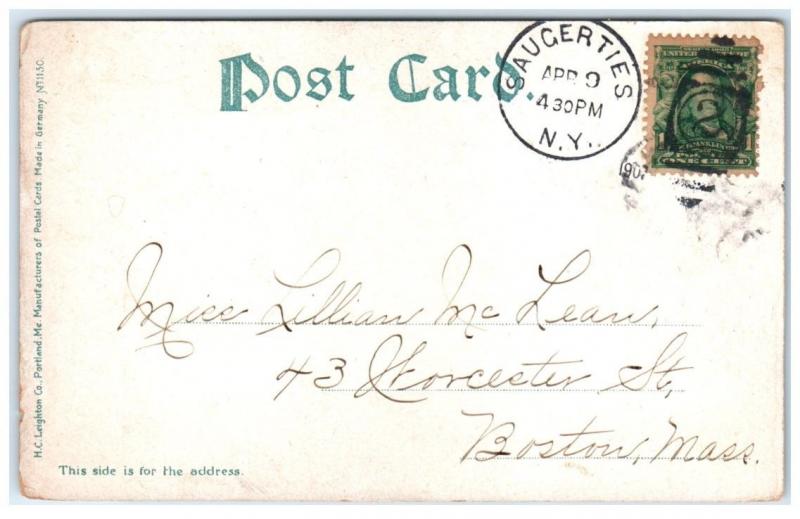 1907 Green Lake, Catskill Mountains, NY Postcard