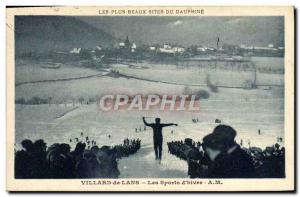 Old Postcard of Sports & # 39hiver Skiing Villard de Lans