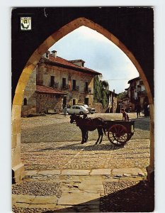 Postcard Main square, Santillana del Mar, Spain