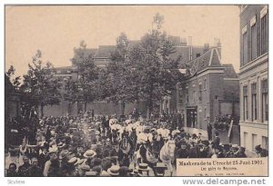 Maskerade te UTRECHT , Netherlands , 25 Juni 1901; Les pairs du Royaume
