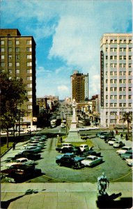 South Carolina, Columbia - Looking Down Main Street - [SC-091]