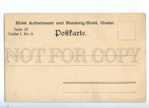 172289 GERMANY GOSLAR Advertising Hotel Achtermann Vintage