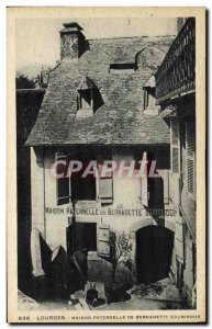 Old Postcard Lourdes Paternal House of Bernadette Soubirous