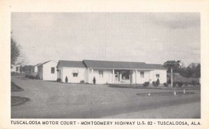 Tuscaloosa Alabama Tuscaloosa Motor Court Vintage Postcard AA26456