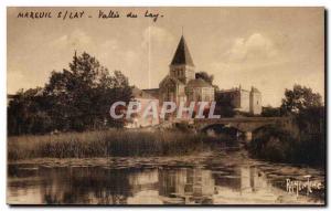 Old Postcard Mareuil on Lay valley of Lay