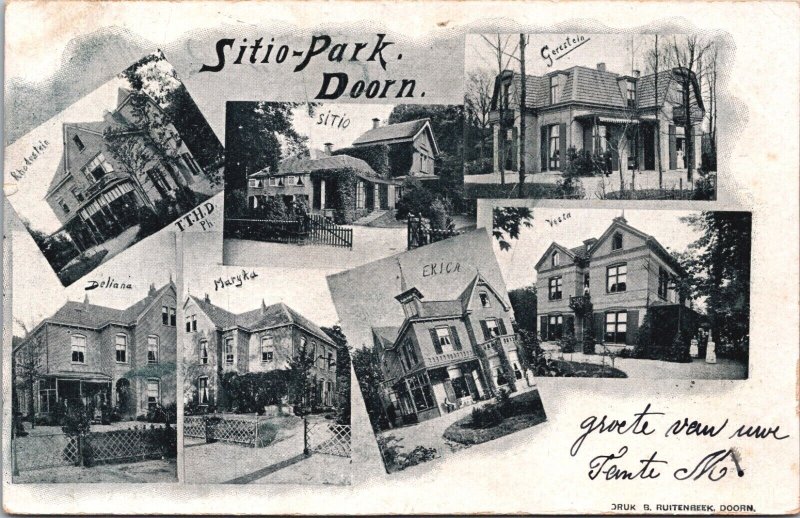 Netherlands Sitiopark Doorn Vintage Postcard 09.08