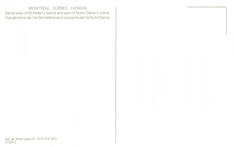 PC6474  ST-HELEN'S ISLAND, MONTREAL, QUEBEC