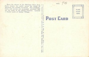 LP81 St. Ignace State Ferry Dock Michigan Postcard 