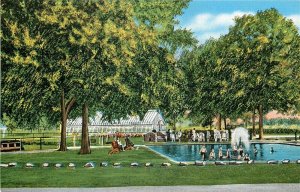 MS, Meridian, Mississippi, Highland Park, Children's Wading Pool, E.C. Kropp